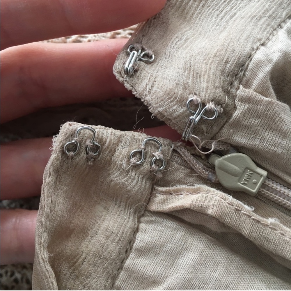 SOLD Anthropologie Odille Silk Pleat Ballet Skirt 4 - Picture 11 of 12